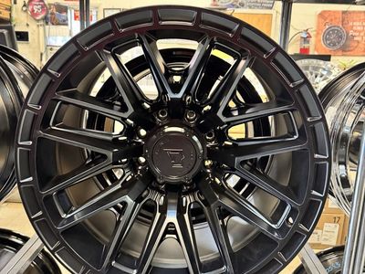 ARENA WHEELS 22x12 Satin black brand new set of 4 wheels.