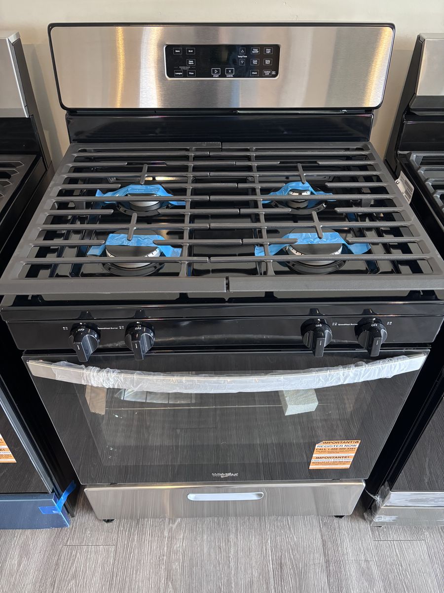 Whirlpool 30in.Gas Range Stainless Steel