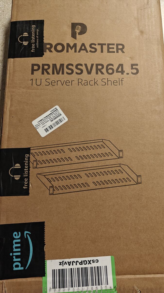 Promaster 1U Server Rack Shelf