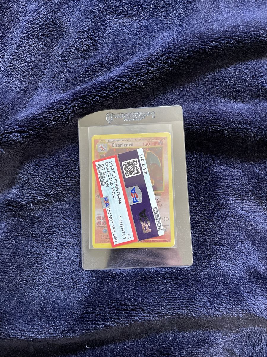 1999 Pokémon 1st Edition Charizard Holo 4/102 PSA N4 rating