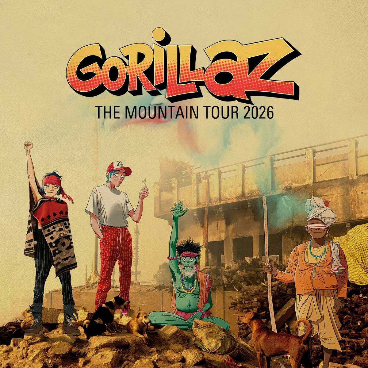 Gorillaz Oct 20 at Delta Center (4) GA FLOOR tix