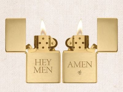 Sabrina Carpenter-Hey Men Amen Zippo Lighter-Sabrina Carpenter Merch-SOLD OUT Everywhere-Customized
