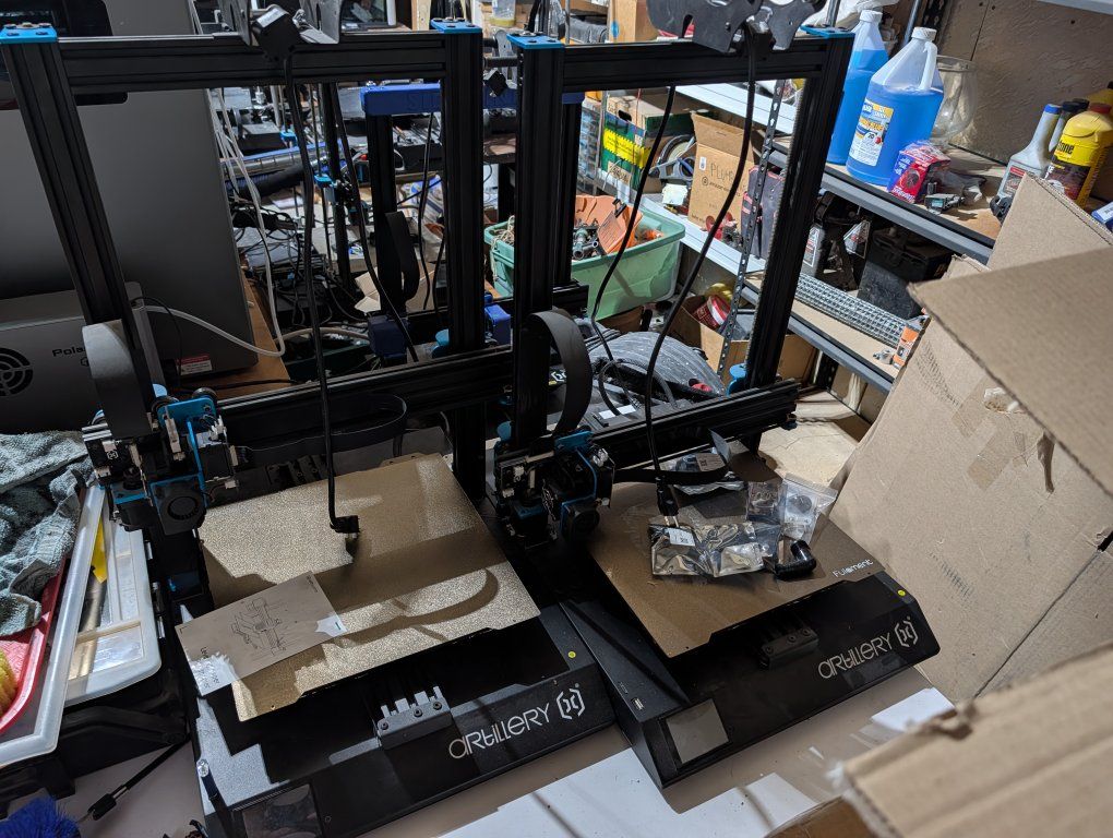 Artillery 3D Printers X1, X2, and X4 plus