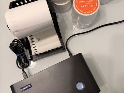 Polono Thermal Label Printer & Munbyn Scanner Bundle - Includes Various Thermal Labels