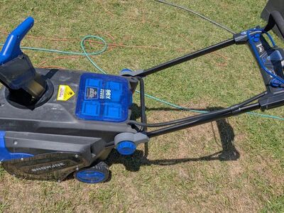 SnowJoe Snow Blower 96V with batteries