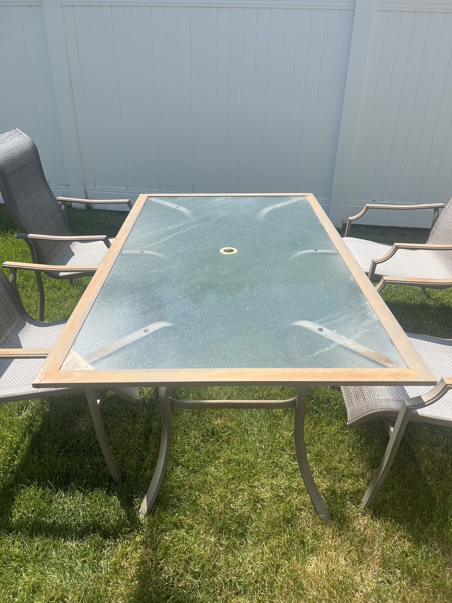 Free Patio Table and Chairs Set
