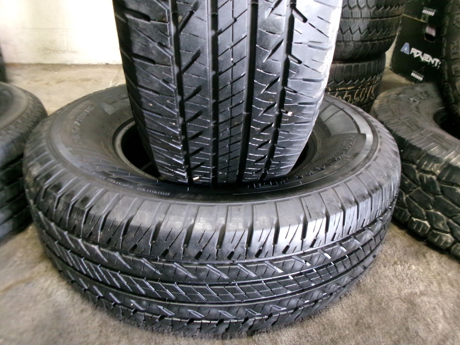 265/70R16 COOPER EVOLUTION HT2 PAIR OF TWO USED TIRES