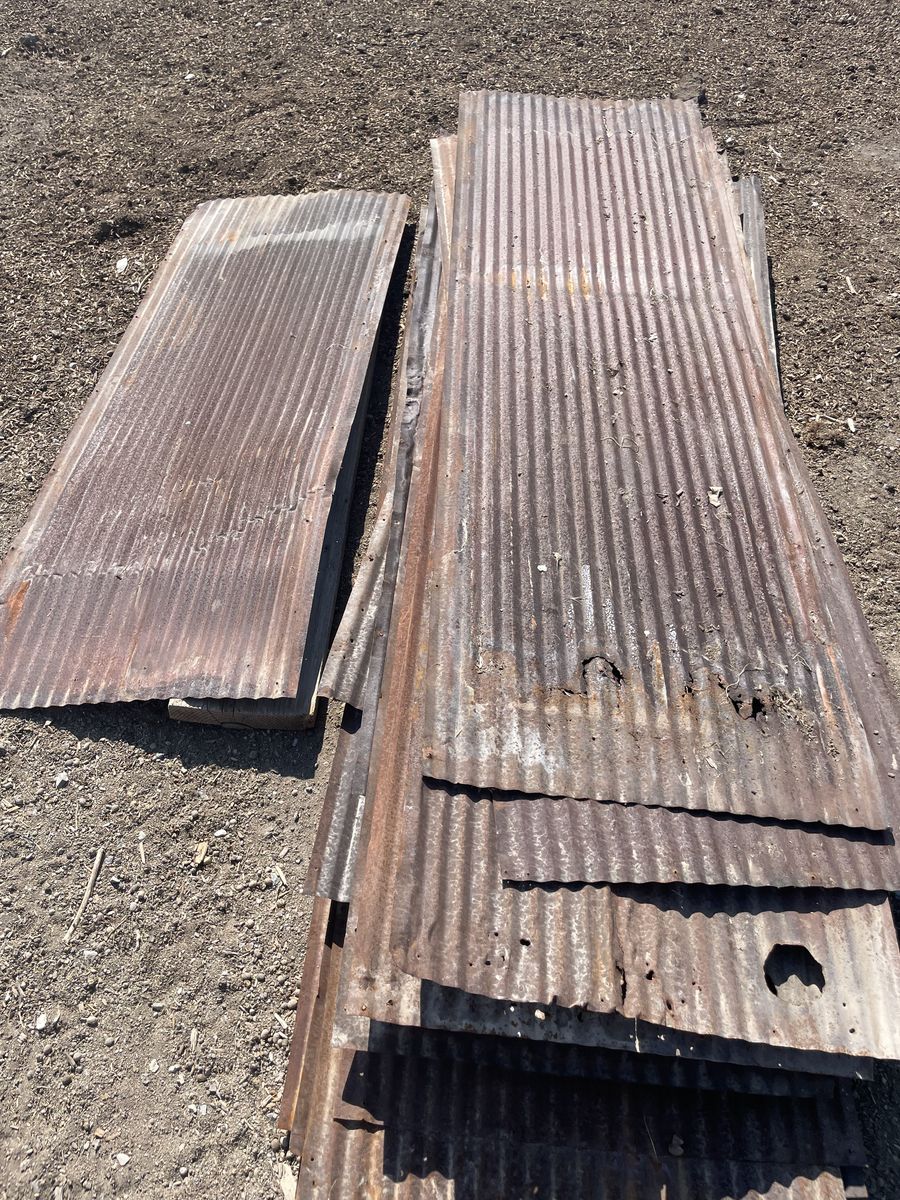 Reclaimed, Rusty metal and old lumber