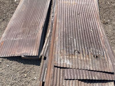 Reclaimed, Rusty metal and old lumber