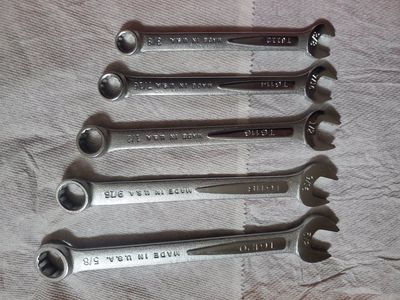 Master Mechanic 5 Wrench Set