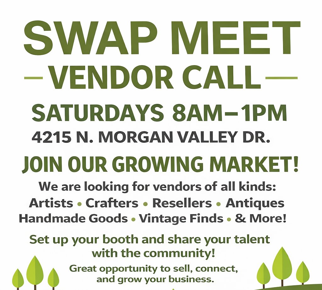 Looking for Vendors to join our Saturday Market
