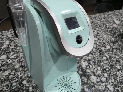 Keurig K-Mini Plus in Oasis Aqua