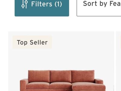 Joybird Holt Sectional Sofa with Storage Chaise - Free delivery!