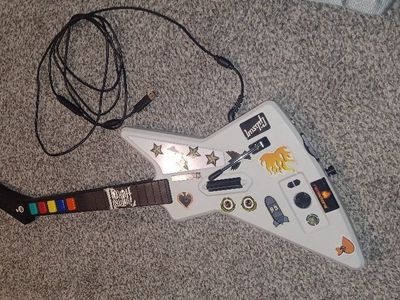 Xbox 360 Guitar Hero Wired Guitar