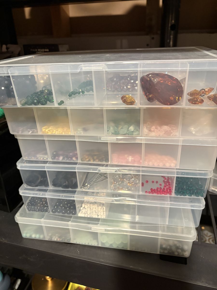 TONS of beads and jewelry making items