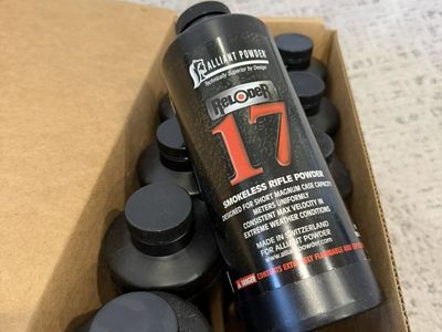 Alliant Reloder RL 17 Qty 9 Same Lot