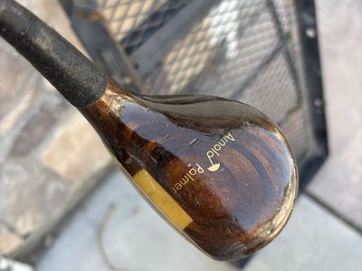 Vintage Arnold Palmer Wood Golf Club - Classic Collectible Driver