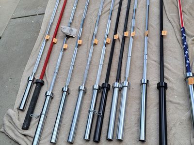 7ft Olympic 45lb Weight Bars