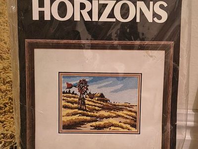 Monarch Horizons The Autumn Wind Needlepoint Kit Vintage Sealed