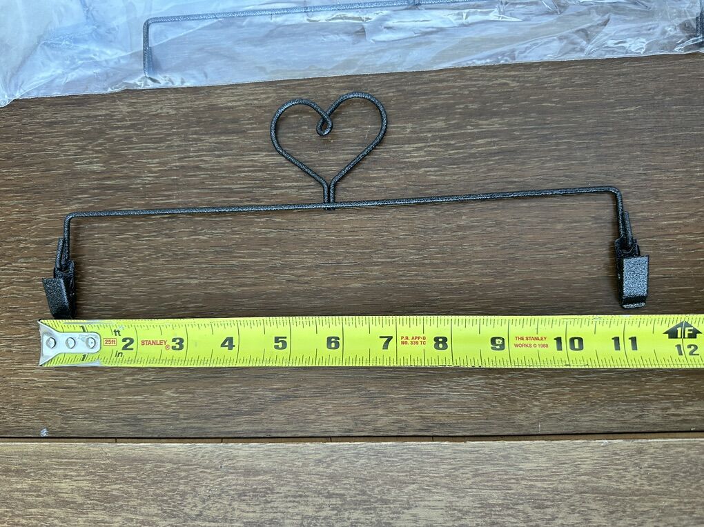 12 Inch Heart Clip Holder Pack Of 10