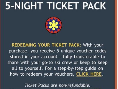 3 Brighton Ski / Snowboard LIft Passes