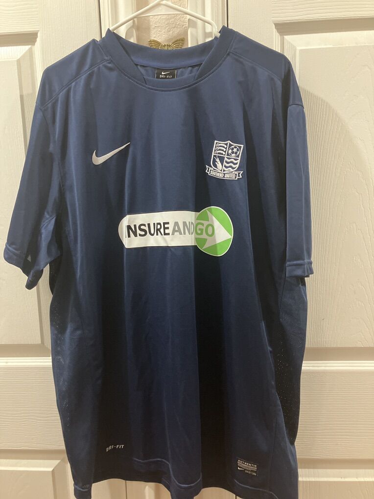 Vintage Blue Nike Southend United Soccer Jersey
