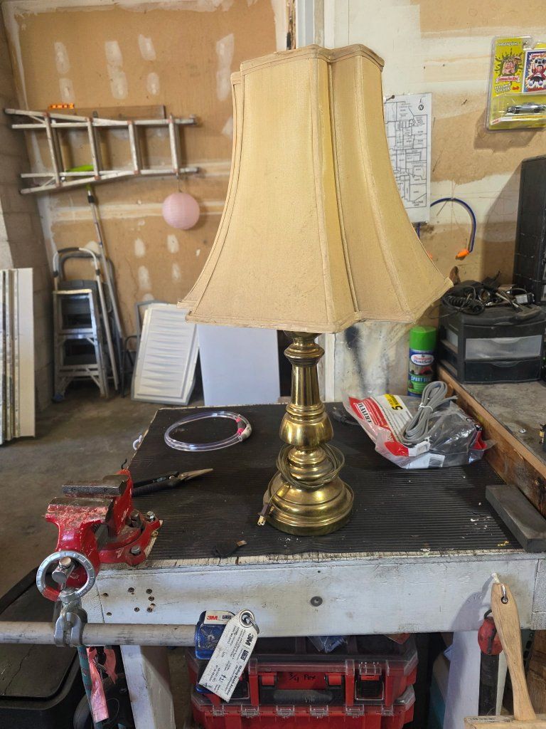 brass lamp
