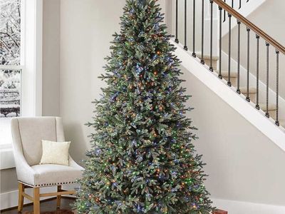 7.5' Pre-Lit Radiant Micro LED Artificial Christmas Tree 1487014 #84994