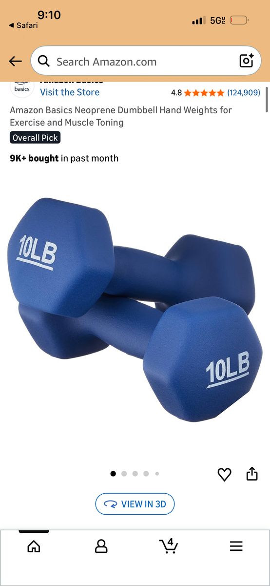 10lbs dumbell set