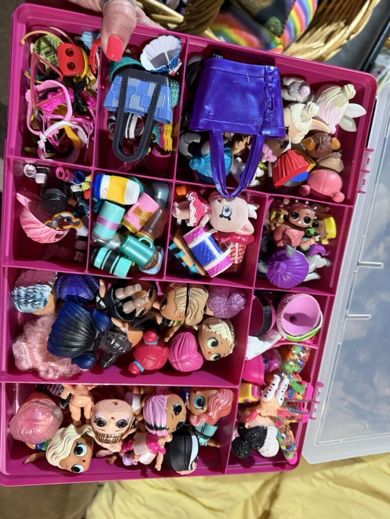 LOL DOLLS AND ORGANIZER
