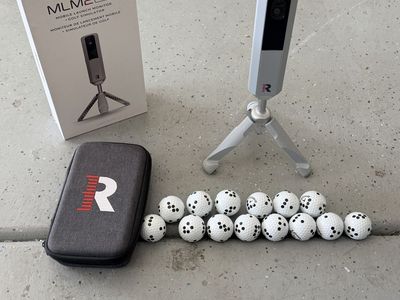 Rapsodo MLM2 Pro Mobile Launch Monitor Golf Simulator with Tripod and Callaway RPT Balls