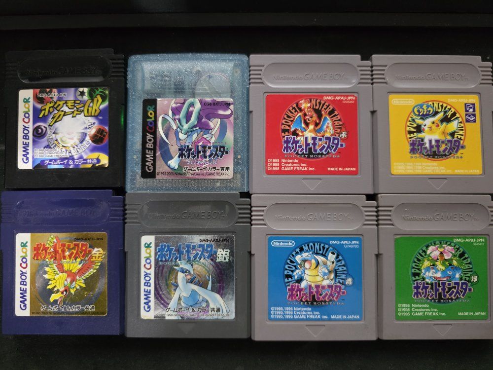 Pokemon JPN Gold, Silver, Crystal, TCG, YRGB