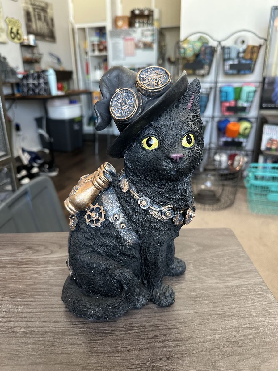 Steampunk Halloween Cat