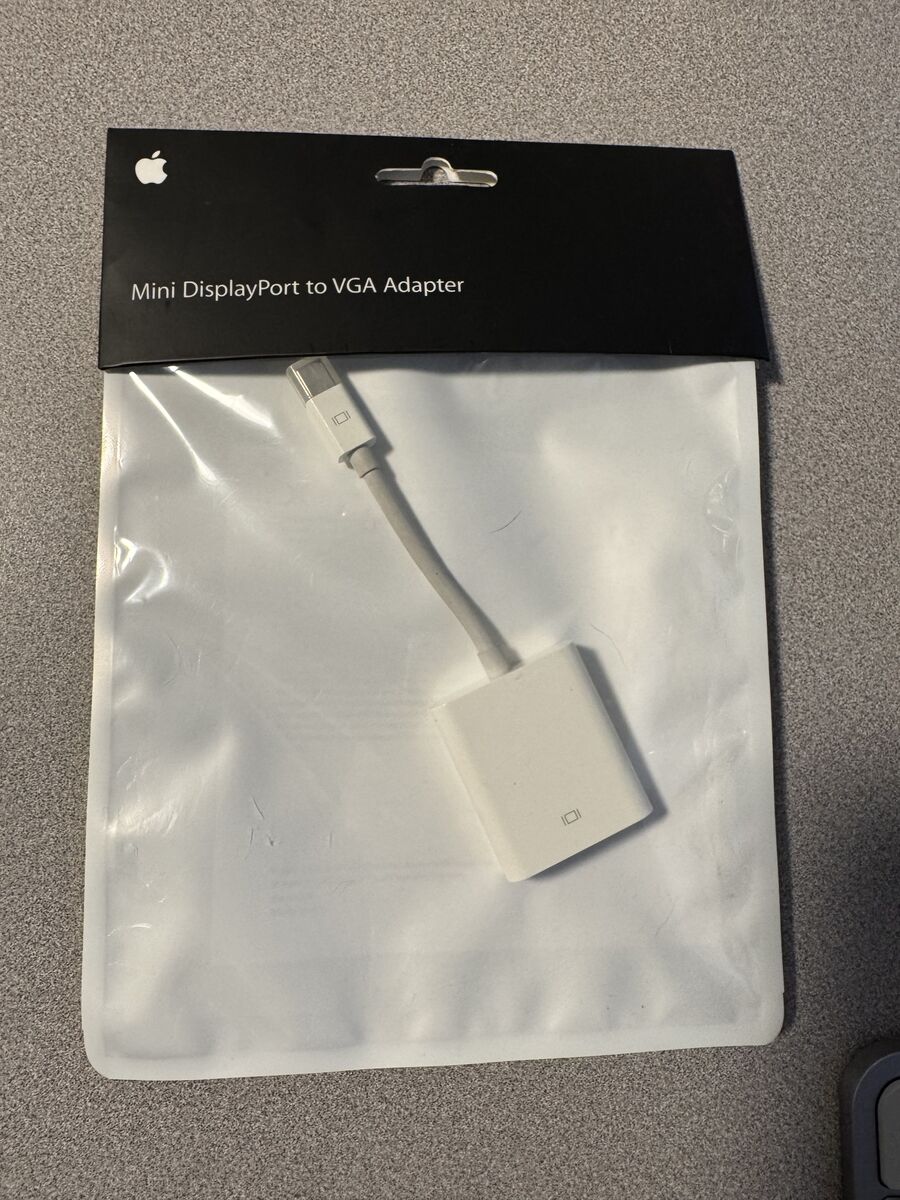 Apple Mini DisplayPort to VGA adapter (model: MB572Z/2)