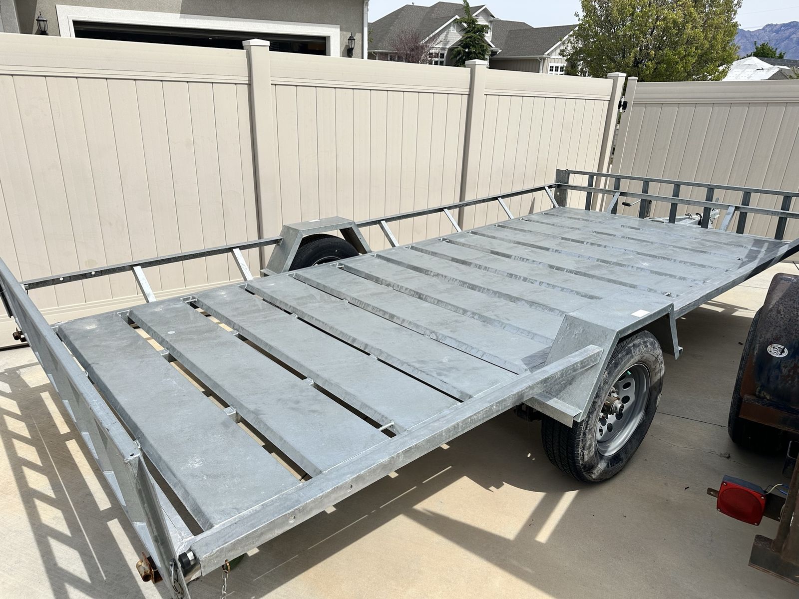 2022 Echo 14 foot Galvanized ATV Trailer, EEW-14-14-GALV
