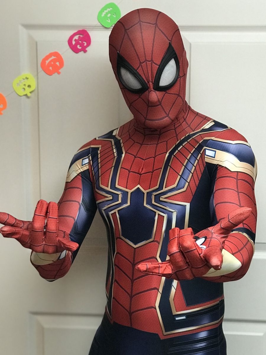 Mens Small Iron Spiderman Costume