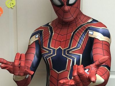 Mens Small Iron Spiderman Costume