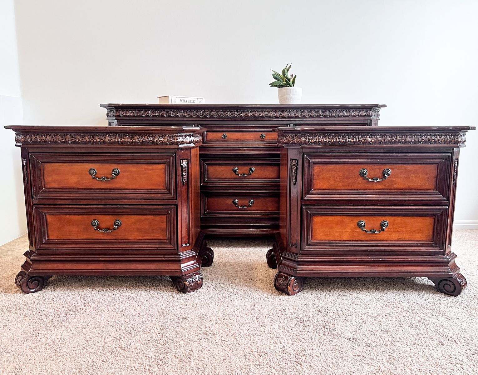 McFerran Solid Wood Bedroom Set