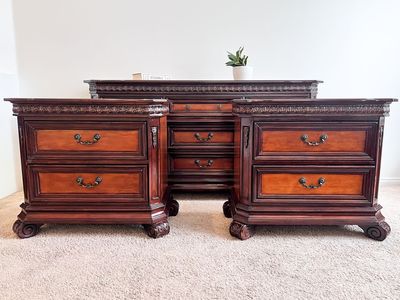 McFerran Solid Wood Bedroom Set