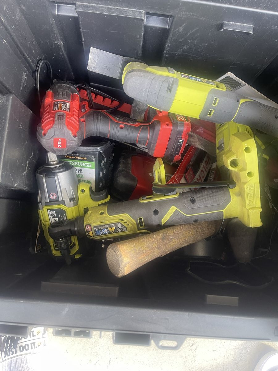 Power tools lots mix $200