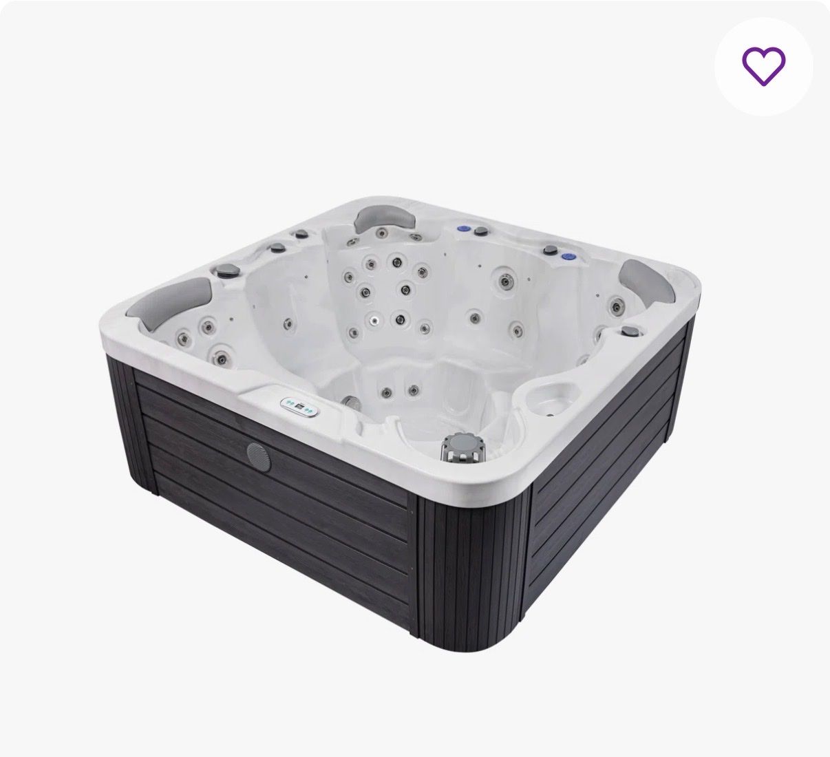 Bueno Spa Jersey 6 - Person 46 - Jet Acrylic Squar