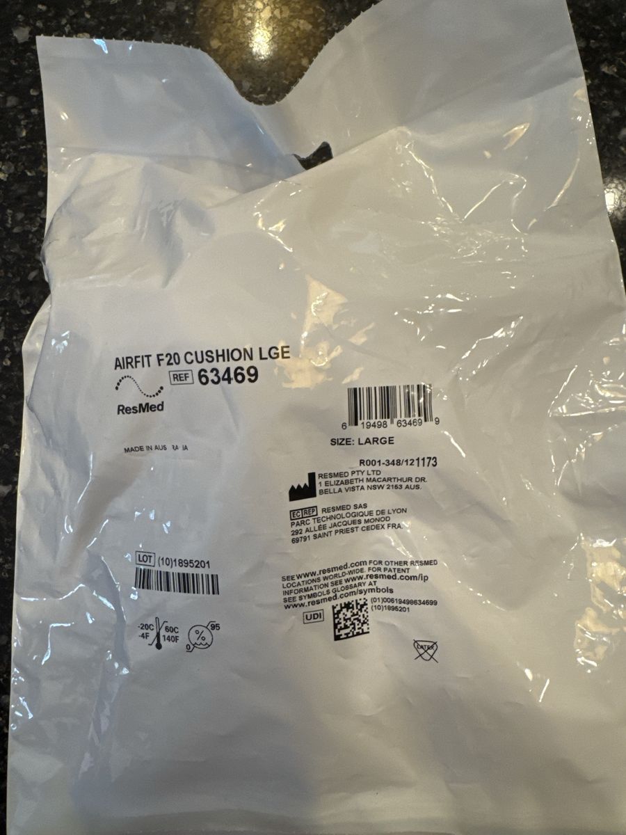 ResMed AirFit F20 Cushion, Large