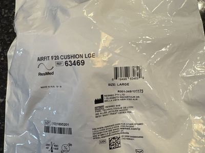 ResMed AirFit F20 Cushion, Large