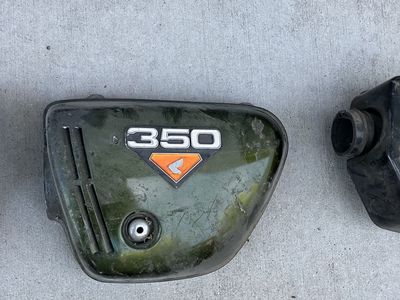 1972-1973 Honda cb 350 dual side covers
