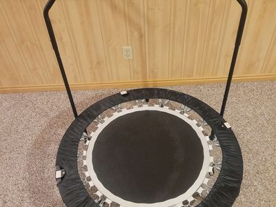 Maximus Life Pro Rebounder Trampoline & all Original Accessories