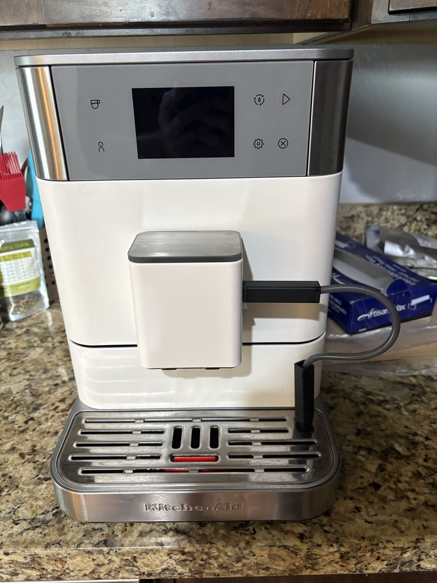 KitchenAid KF7 Fully Automatic Espresso Machine - White/Stainless Steel