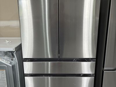 Samsung Bespoke French Door Refrigerator with Beverage Center, 4 years warranty included.