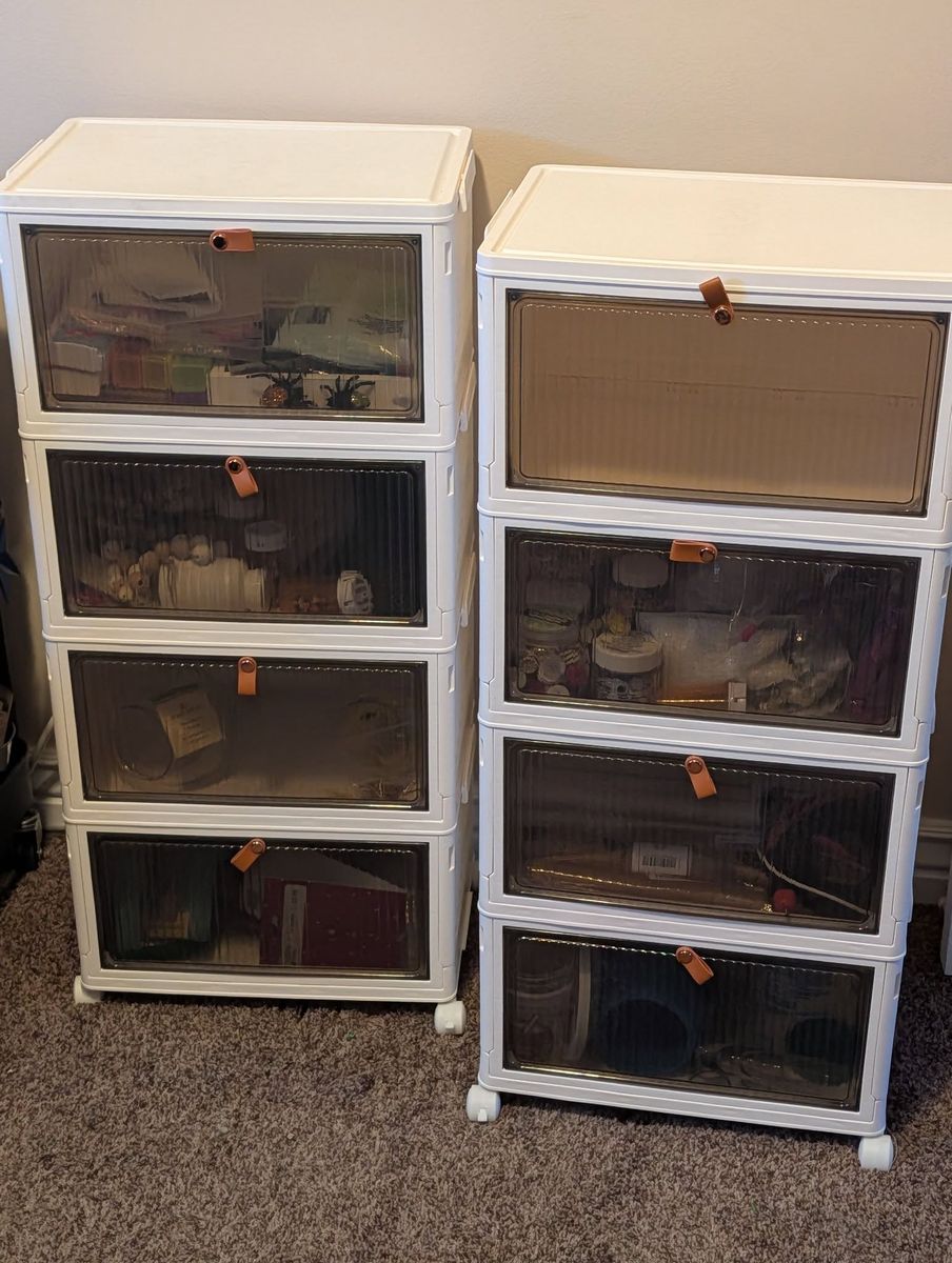 Empty Storage Bins:  4 Drawer