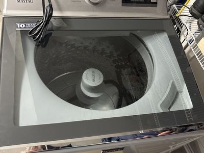 Maytag MVW6230HW Top Load Washer - White and Metallic Slate