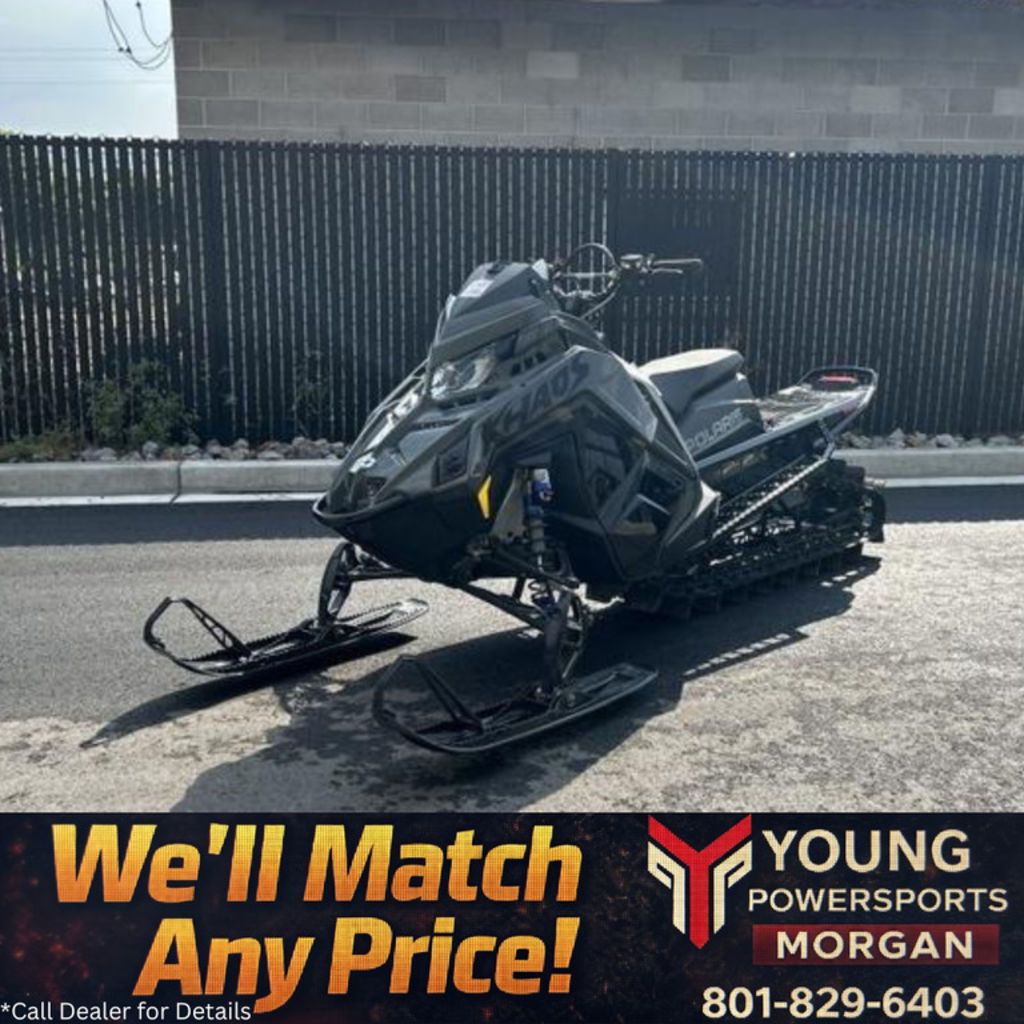 2025 Polaris® 850 RMK KHAOS 155 Shadow Gray / Gloss Black